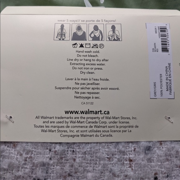 George oversized blanket scarf - Picture 3 of 3